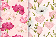 5 Seamless Floral Patterns + Freebie, a Pattern Graphic by Inna Moreva (Thumbnail 2 of 5)