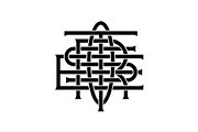 Initial Monogram Five Letter Logo, a Branding & Logo Template by Buqancreative (Thumbnail 4 of 4)