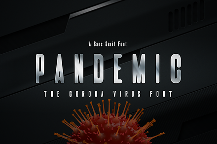 Corona Virus Font | Covid-19 Font