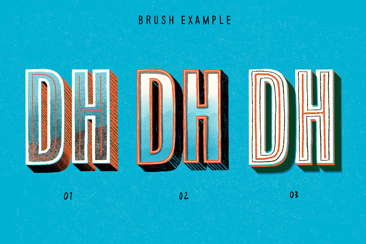Dead Head Procreate Brush Set, a Brush Add-On by Idle Letters (Photo 10 of 11)