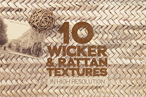 Wicker & Rattan Textures X10