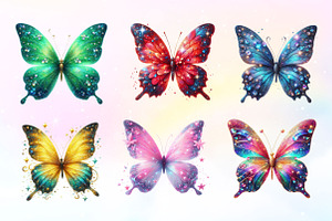 Colorful Butterfly Sublimation