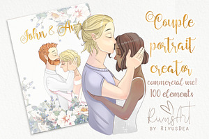 Couple portrait creator bundle