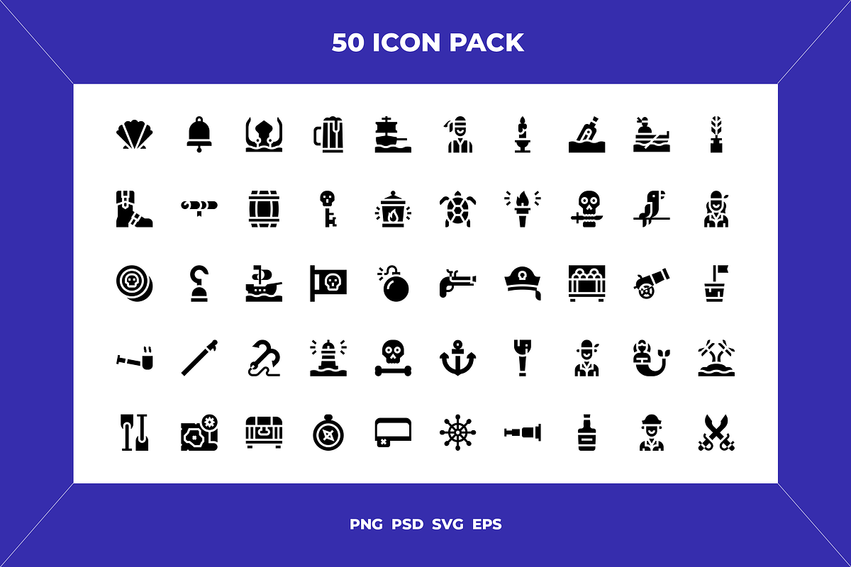 Pirates icons, an Outline Icon by Wencory (Photo 1 of 2)