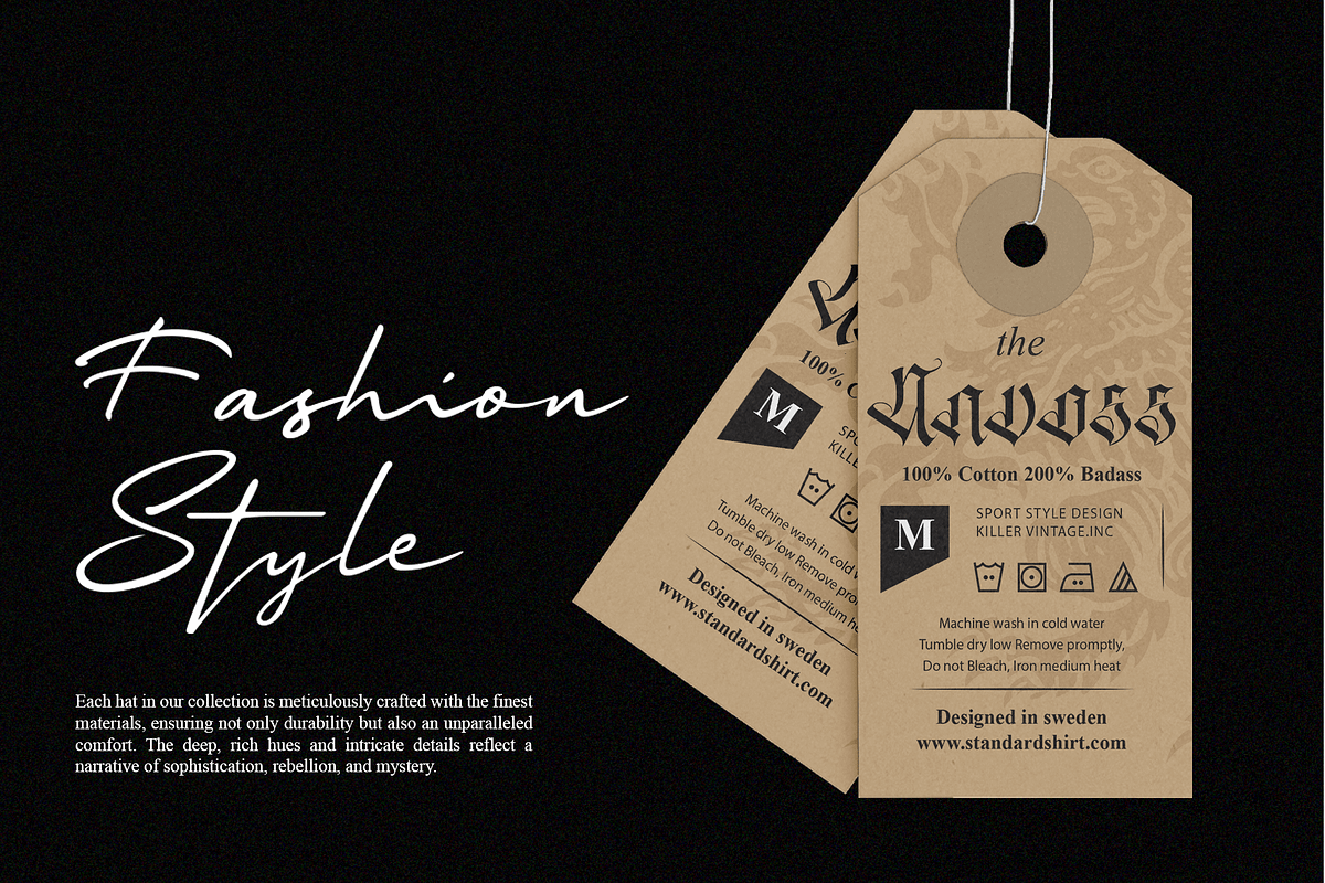 Black Ocean - Modern Blackletter, a Blackletter Font by overlaytemplates (Photo 4 of 6)