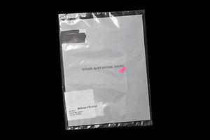 Plastic Bag Poster Mockup, a Print Template by BLKMARKET©