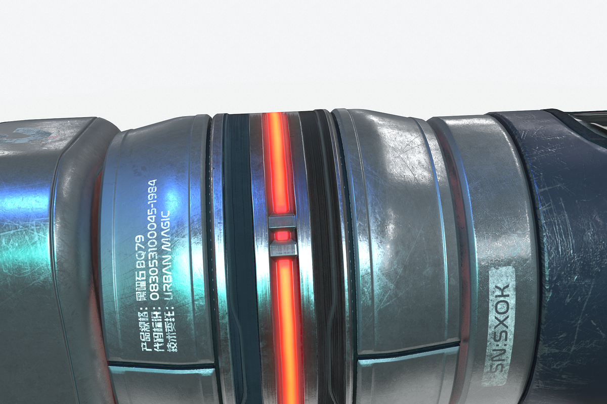 Sonic Screwdriver Sci-Fi PBR, an Object 3D Model by Daniel Mikulik (Photo 20 of 25)