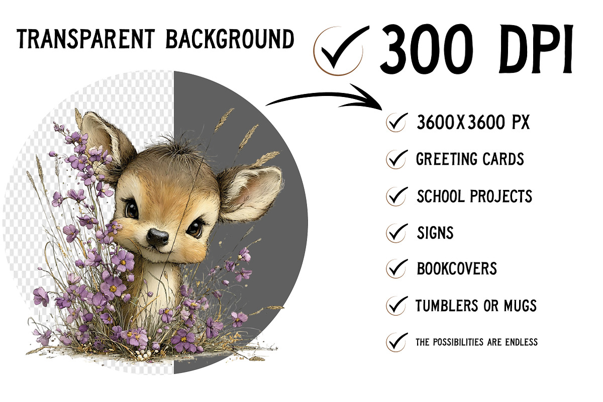 Spring Peeking Animals Clipart, an Illustration by Craft Nest (Photo 2 of 12)