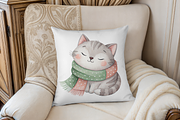 Watercolor Christmas Clipart Bundle, a Decorative Illustration by MockupWizard (Thumbnail 6 of 6)