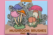 Mushrooms Digital Stamps, a Graphic by Favorites_Art (Thumbnail 1 of 15)