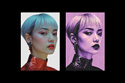 Retro Pop-Art Poster Effect, a Layer Style Add-On by Design Squad (Thumbnail 4 of 4)