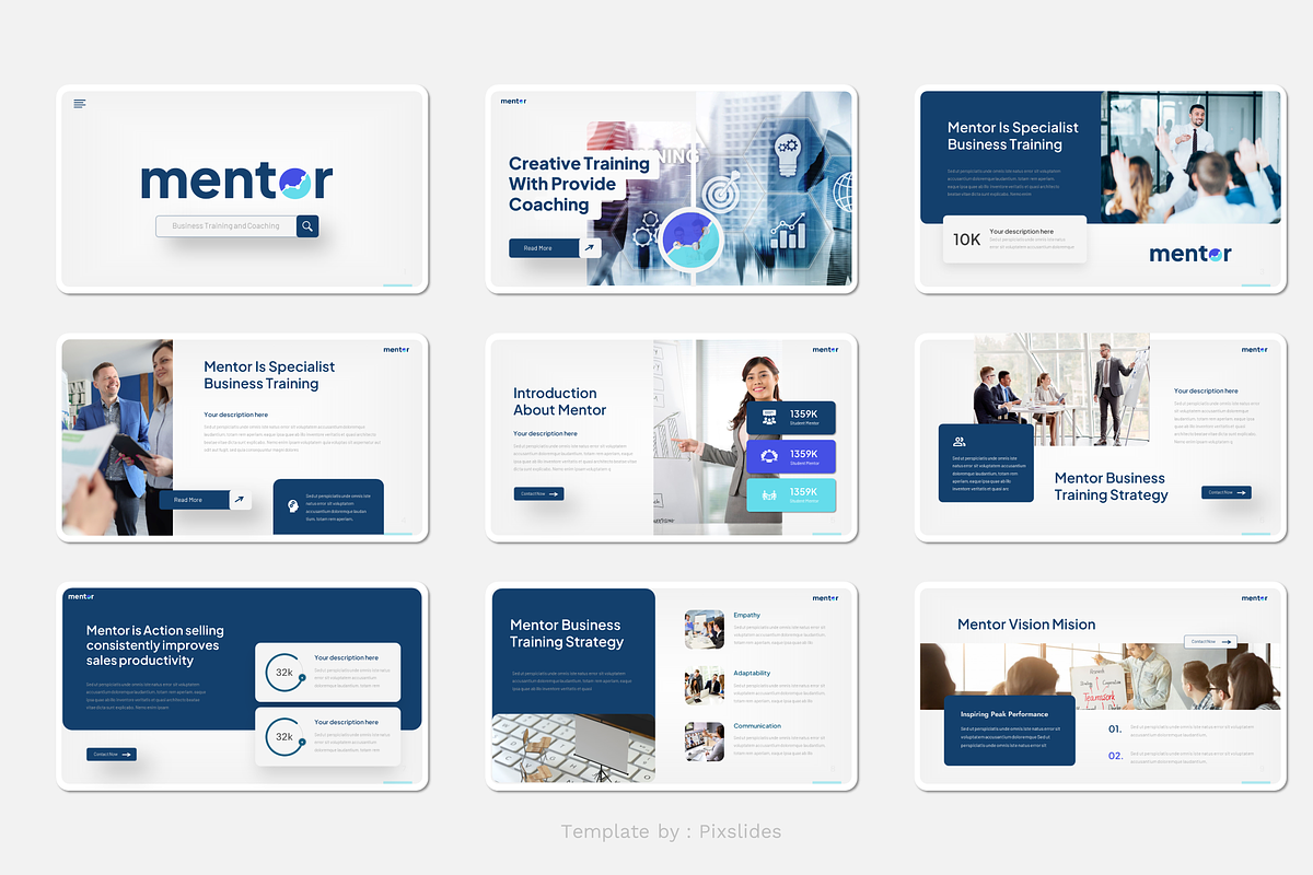 Business Training PowerPoint, a Presentation Template by Pixslides (Photo 2 of 7)