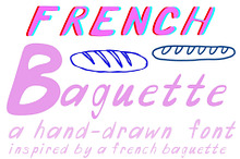 French Baguette Aesthetic Font