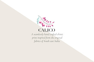 Calico, A Seamless Chintz Pattern