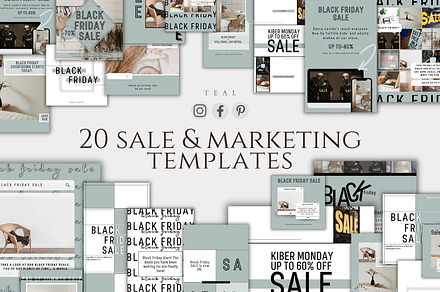 Business Marketing Proposal Bundle, a Social Media Template by BRANDcontent