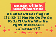 Rough Villain - Display Font, a Font by Letterhend Studio (Thumbnail 5 of 9)