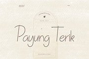 Payung Terik Script Handwritten, a Script Font by infernostudio3 (Thumbnail 1 of 10)