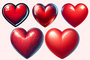 Heart Clipart PNG Bundle, an Illustration by M9 Design (Thumbnail 3 of 7)