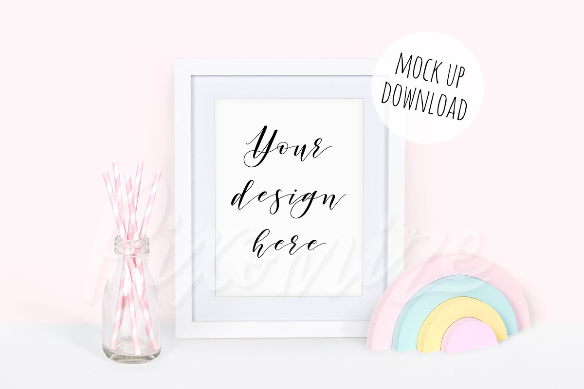 Nursery Frame Mockup, a Product Mockup by Pixomize (Photo 1 of 2)