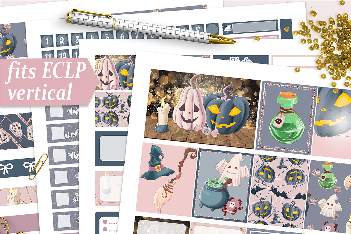 Halloween Erin Condren, a Design Template by DigitalDesignAI (Photo 1 of 10)