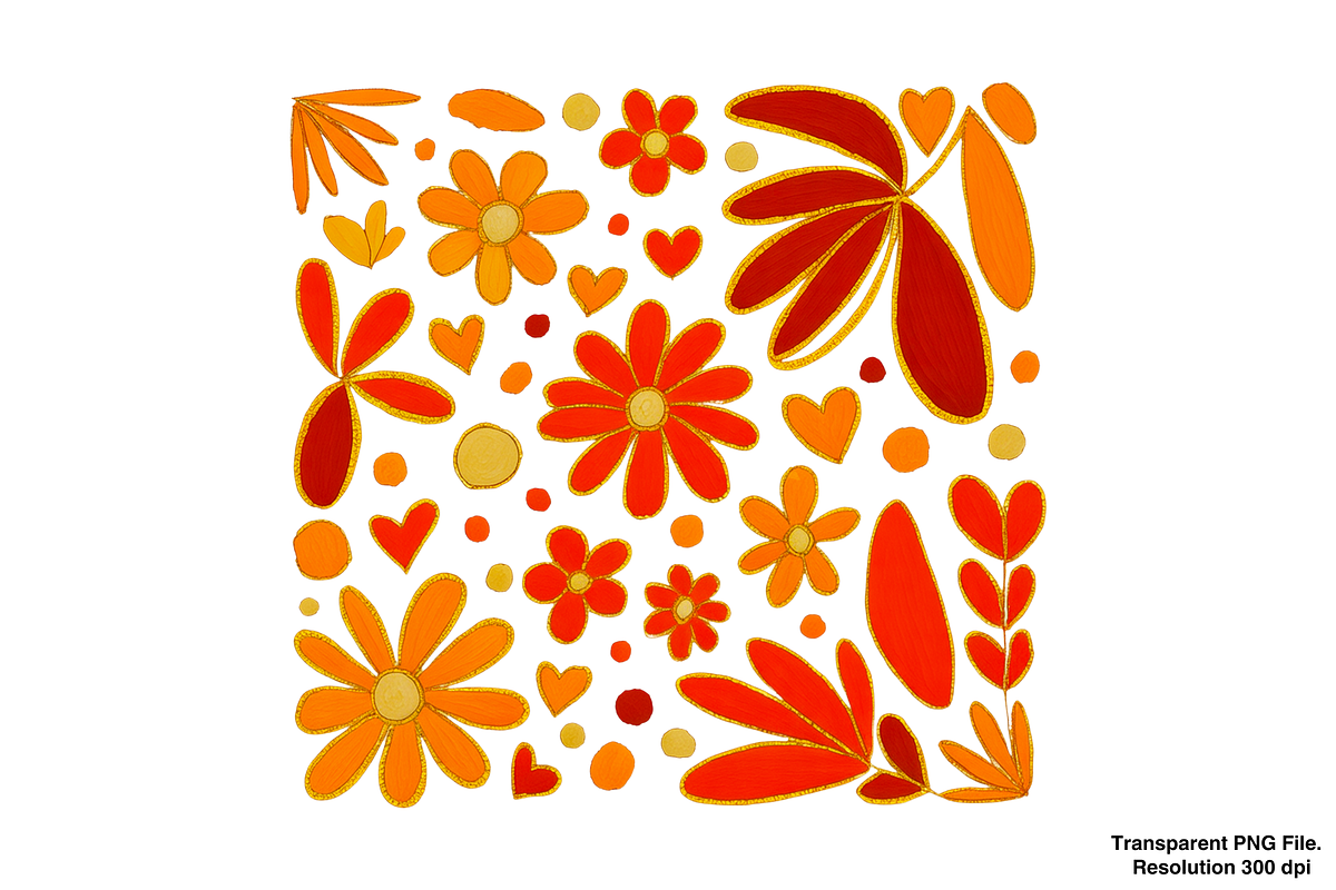 Trendy PNG Design Bundle 1, a Graphic by Rina Akther (Photo 4 of 21)