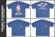Tshirt Oversized - Mockup, a Shirt Mockup by DaldSgh (Thumbnail 2 of 11)