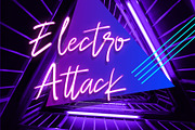 Discoteque Neon Font, a Script Font by Evlogiev Studio (Thumbnail 6 of 8)