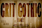 Grit Gothic™ Family, a Font by Baseline Fonts (Thumbnail 1 of 5)