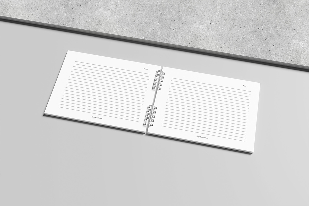 Ringed Notebook Mockup, a Books & Magazine Mockup by Twins_studio926 (Photo 5 of 5)