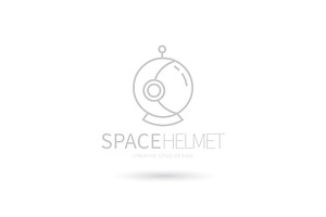 Space Helmet Logo