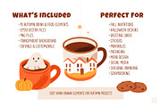 Cozy Autumn Drinks Clipart, a Food Illustration by vik.stock (Thumbnail 5 of 6)