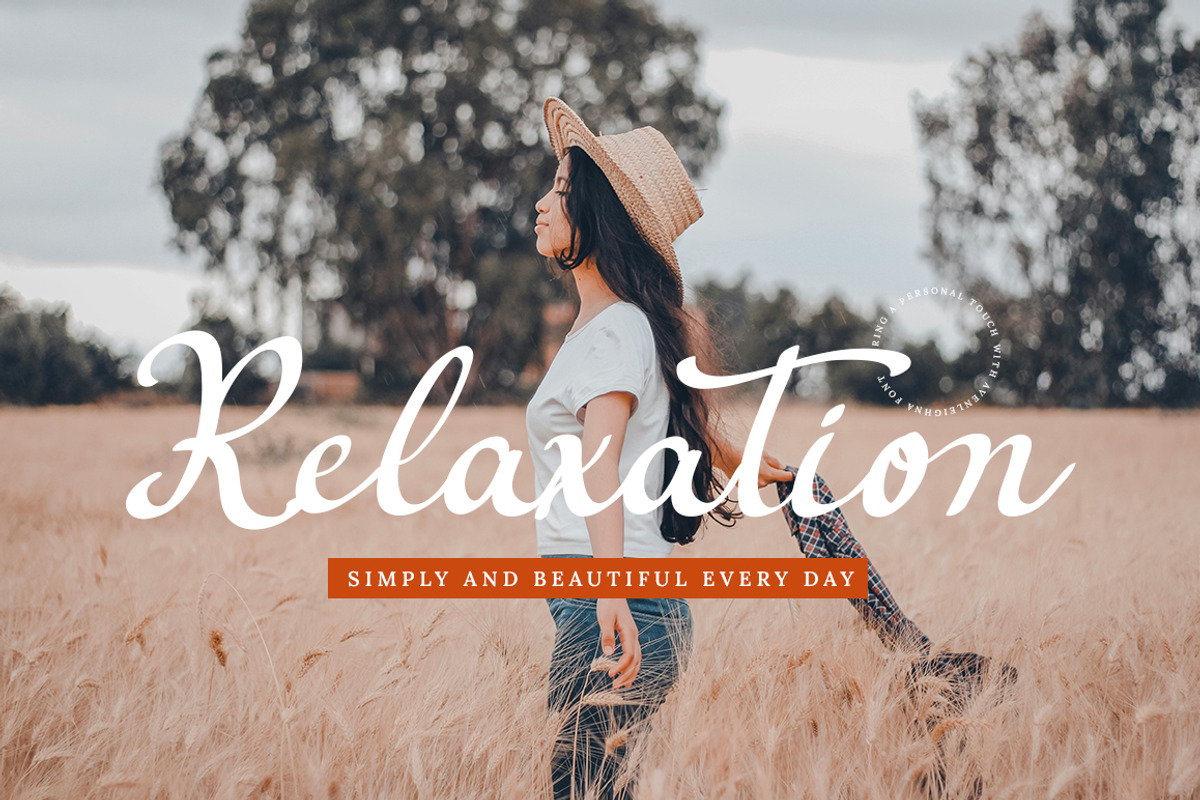 Avenleighna - Modern Casual Script, a Script Font by Bluestype Studio (Photo 4 of 9)