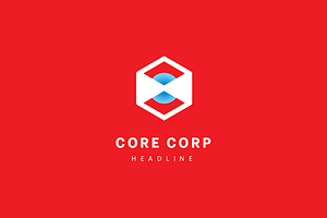 Core Corporation Logo Template.