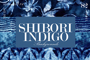 Shibori Indigo Japanese Dye Textures, a Texture Graphic by ArtistMef (Thumbnail 1 of 9)