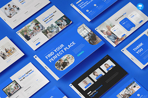 Coworking Space Keynote, a Presentation Template by Pixslides