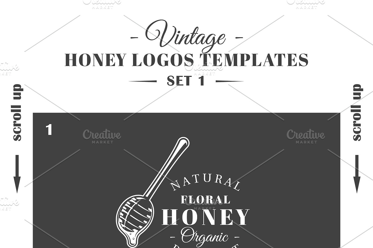 18 Honey Logos Templates, a Branding & Logo Template by Art Design (Photo 16 of 19)