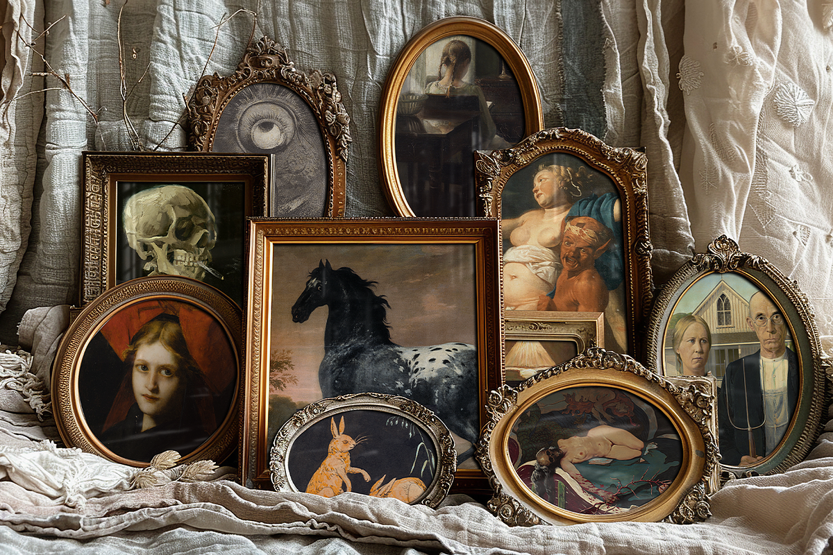 250 Dark Academia Vintage Paintings, a Person Illustration by Digital Museum (Photo 1 of 11)