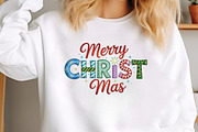 Merry Christmas Sublimation PNG, an Illustration by Designking (Thumbnail 4 of 6)