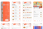 Foodhunt- Food Delivery app ui kit, a Templates & Theme by Design-Craft (Thumbnail 6 of 6)