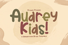 Audrey Kids - Playful Display Font