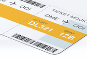 Ticket Mock-Up, an Advertising Mockup by DesignRushMarket (Thumbnail 5 of 8)