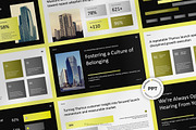 Dark Yellow Product Launch Strategy, a Presentation Template by FIBRINOSÄ (Thumbnail 1 of 7)