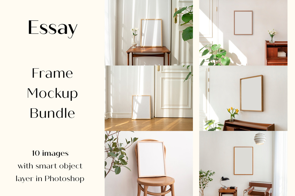Photo Frame Mockups, a Print Template by LOPEstudio (Photo 1 of 8)