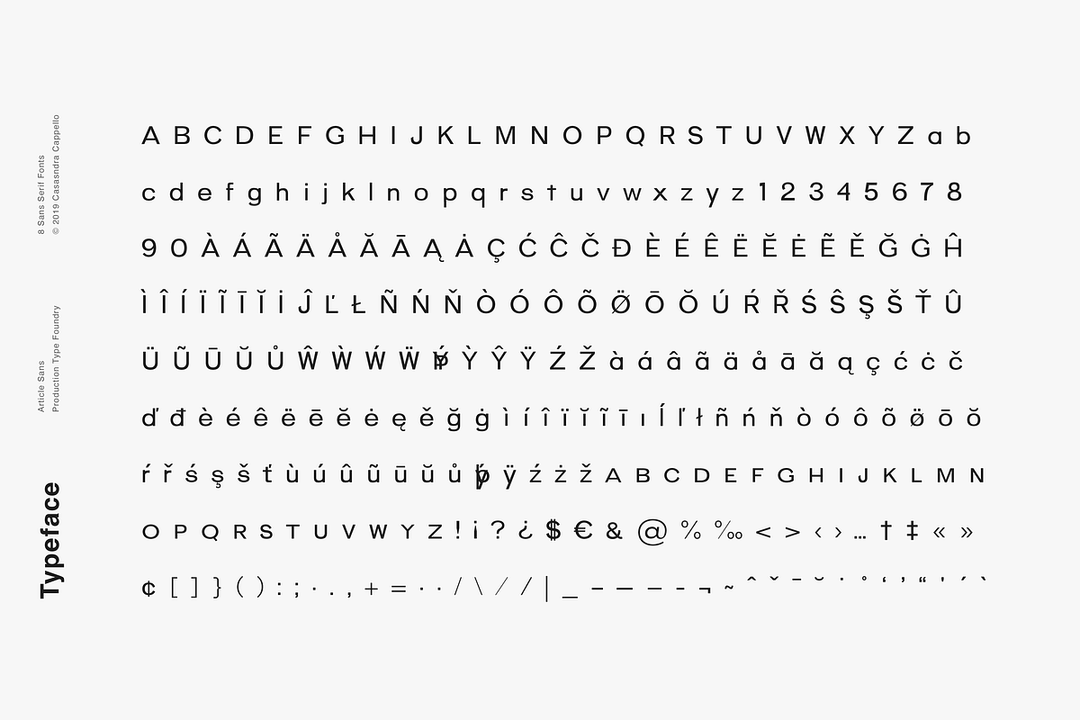 Article - A Geometric Typeface, a Sans Serif Font by Cassandra Cappello (Photo 6 of 6)