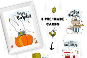 Hello autumn. Vector pack, an Animal Illustration by Alyonka_lis (Thumbnail 2 of 7)