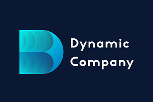 Letter D Gradient Logo Design Icon, a Branding & Logo Template by Morvana Crew