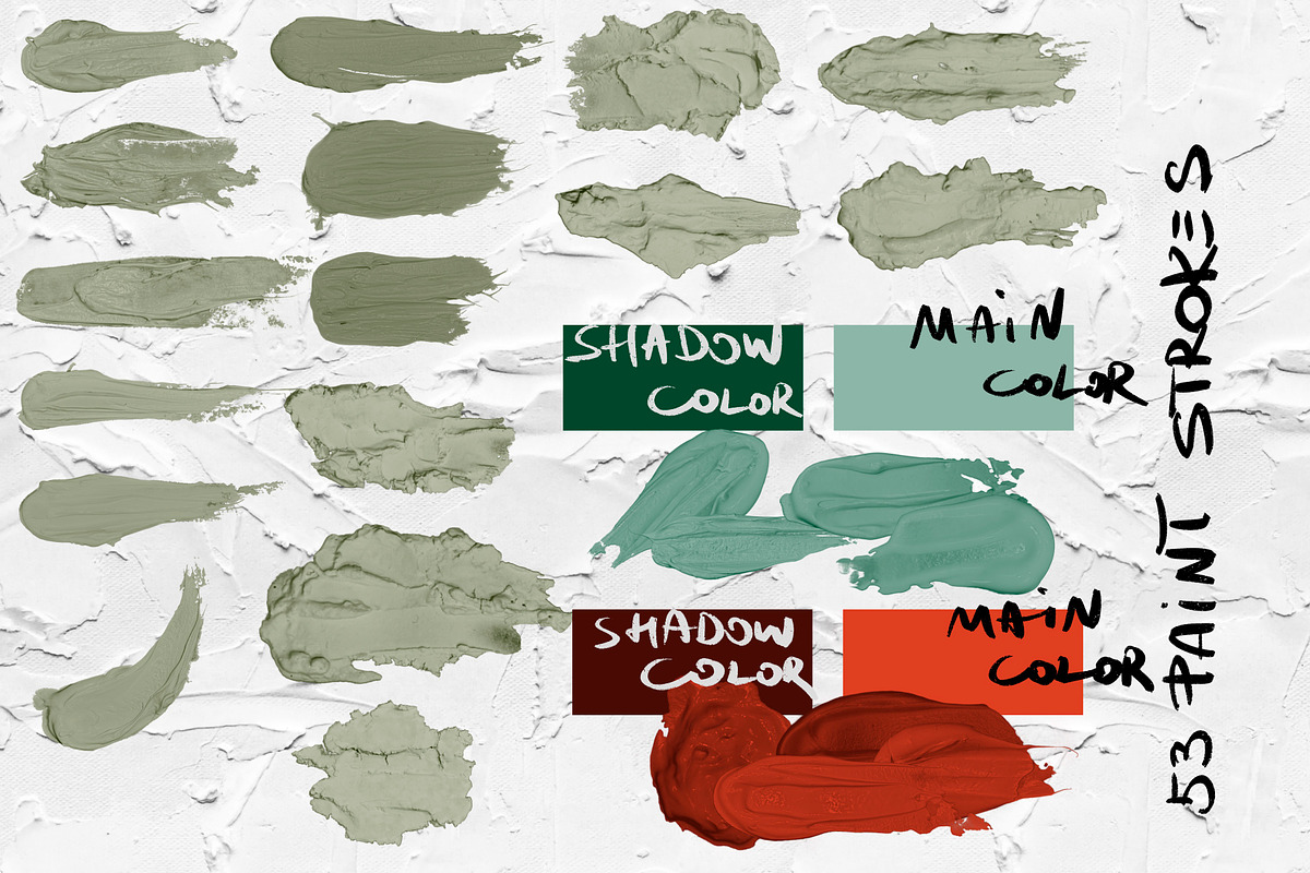 Thick paint Procreate brushes, a Brush Add-On by TheWhiteCatLab (Photo 16 of 21)