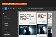 Mario - Photographer Landing Page, a Landing Page Template by SundayWorkTeam (Thumbnail 2 of 4)