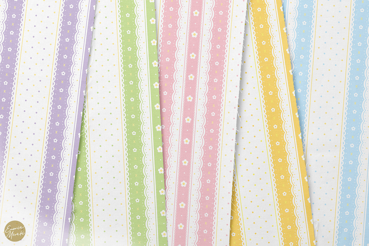 Cottagecore Pattern 18 Kawaii Flower, a Pattern Graphic by Euonia Meraki (Photo 3 of 15)