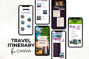 20 Pages Travel Itinerary Template, a Templates & Theme by Digital By Nikoleta (Thumbnail 1 of 11)